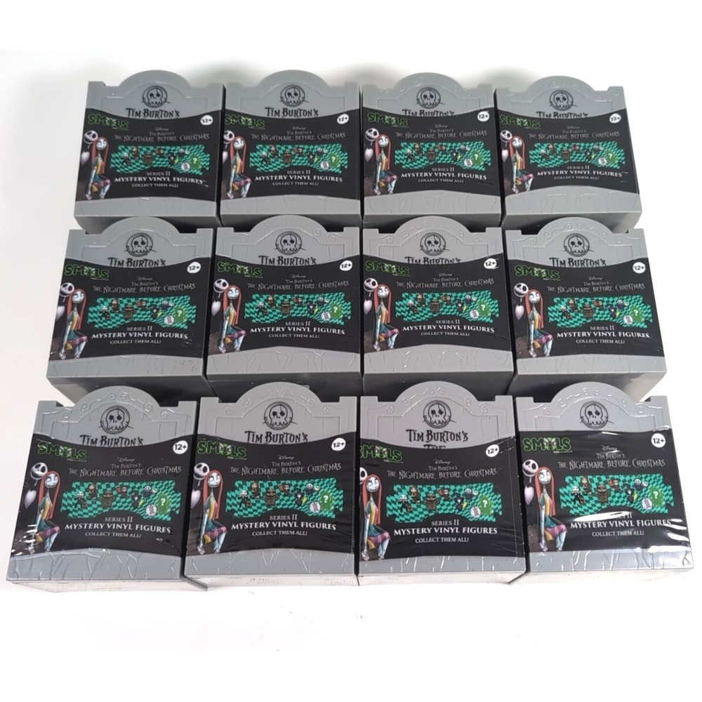 SMOLS The Nightmare‎ Before Christmas 12 Pack Series 2 II Mystery Vinyl Figures